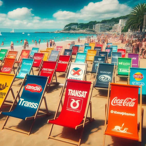 "Boostez votre visibilité avec des transats publicitaires personnalisés"