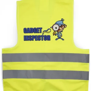Gilet jaune publicitaire personnalisé haute visibilité avec marquage logo.