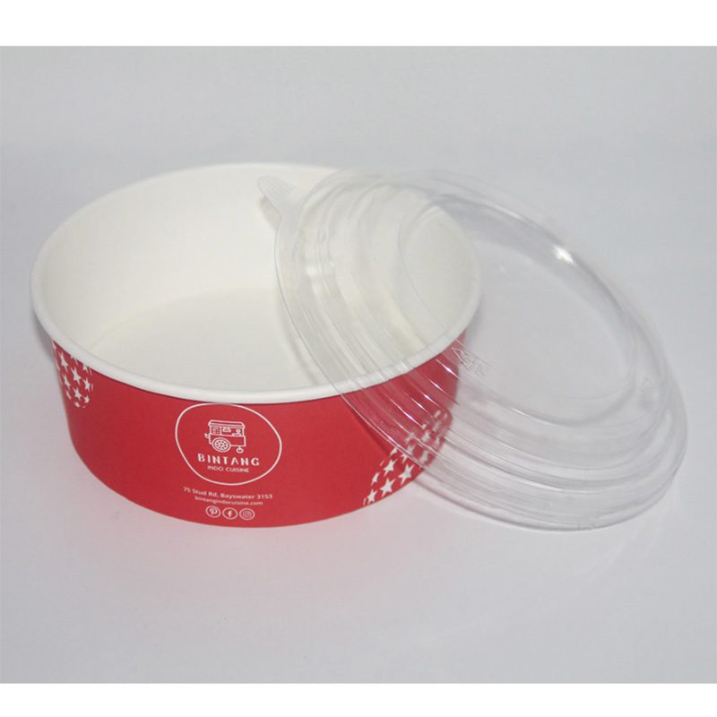 Le saladier carton personnalisé est conçu pour les professionnels de la restauration et de la vente à emporter. Il allie solidité, hygiène et visibilité marketing.