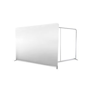 Mur droit en tissu personnalisé pour stand d’exposition professionnel