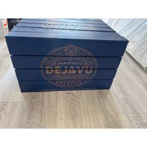 Caisson en bois personnalisable pour PLV événementielle