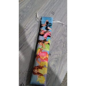 Pochette tissu personnalisée éventail en polyester pour salon et objet promotionnel