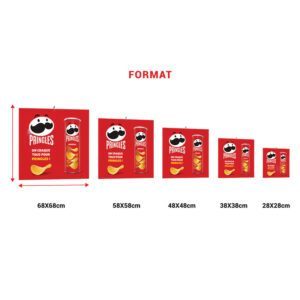 Carton double carré personnalisé imprimé pour PLV et communication visuelle
