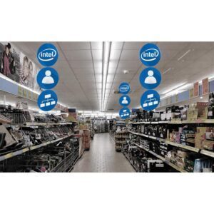 Mobile suspendu rond personnalisé imprimé pour magasin et communication publicitaire