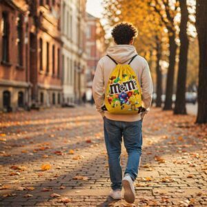 Sac publicitaire polyester recyclé personnalisé avec impression haute définition pour événements et salons professionnels