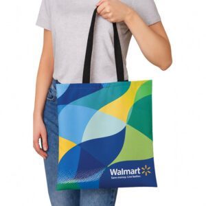 Sac de courses personnalisé Rue du Print avec logo coloré pour promotion marketing
