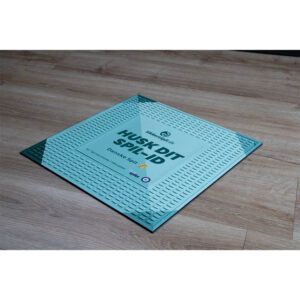 Tapis publicitaire en caoutchouc personnalisé avec logo d'entreprise