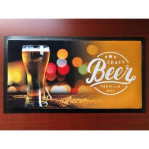 Tapis de bar personnalisé professionnel fabriqué pour la communication de marque