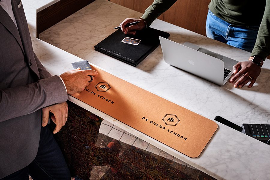 Tapis de bar personnalisé standard avec impression du logo d'entreprise