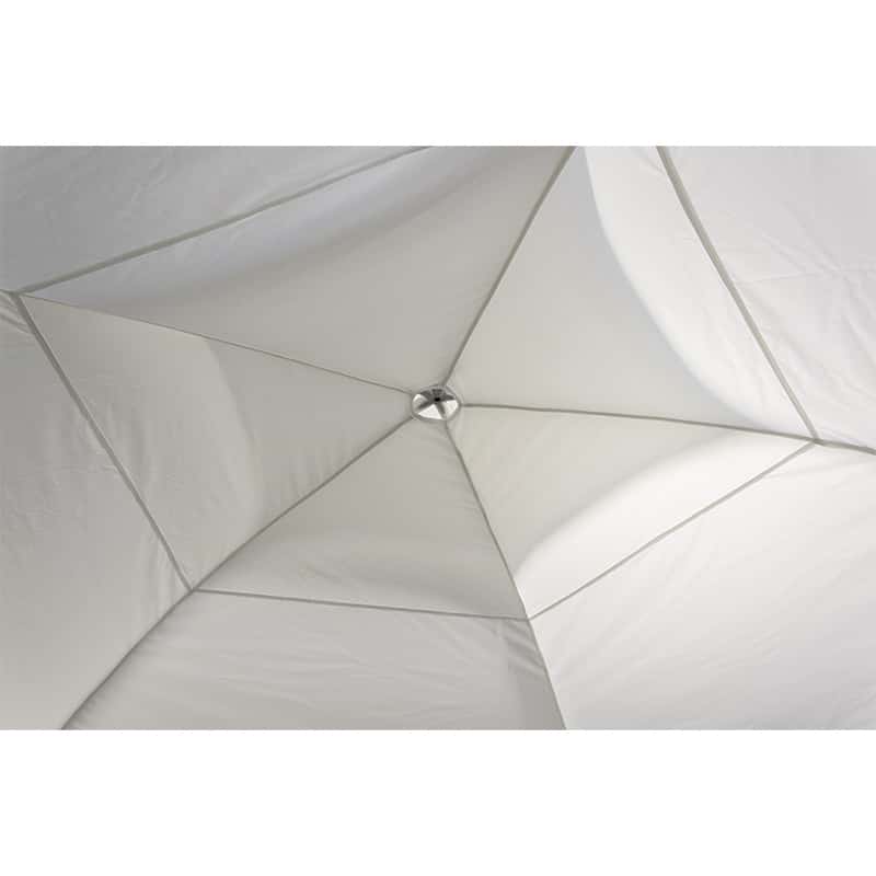 Tente personnalisée Dôme 5x5 m avec impression sublimation colorée pour visibilité maximale