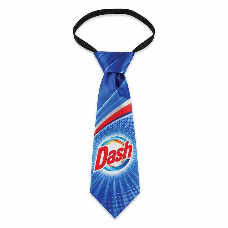 Cravate élastique personnalisée avec logo et couleurs de votre événement