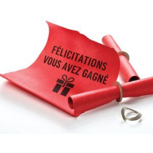 Papillote de foire personnalisée pour animation commerciale
