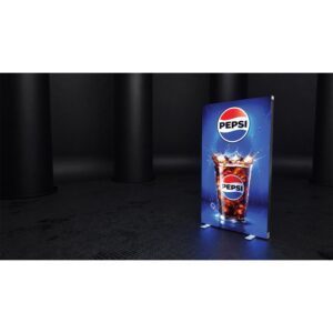 Stand lumineux pliable 2 faces
