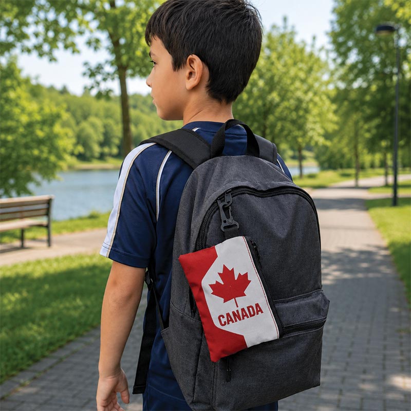 Petit sac personnalisé publicitaire avec logo imprimé en couleur