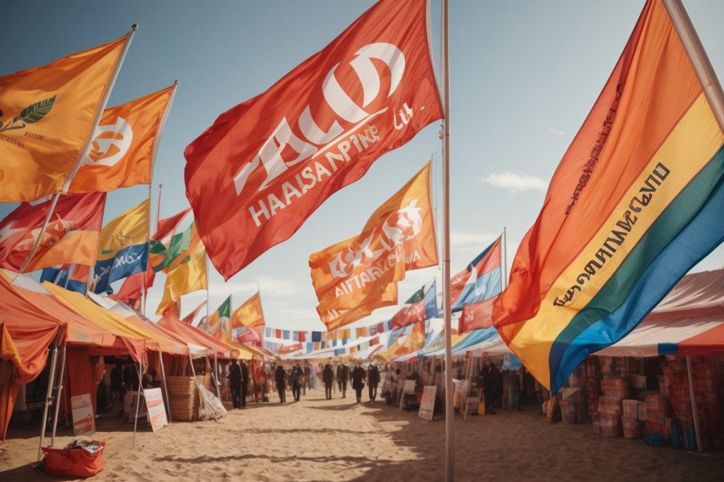 Le drapeau flamme : une solution économique pour attirer plus de clients