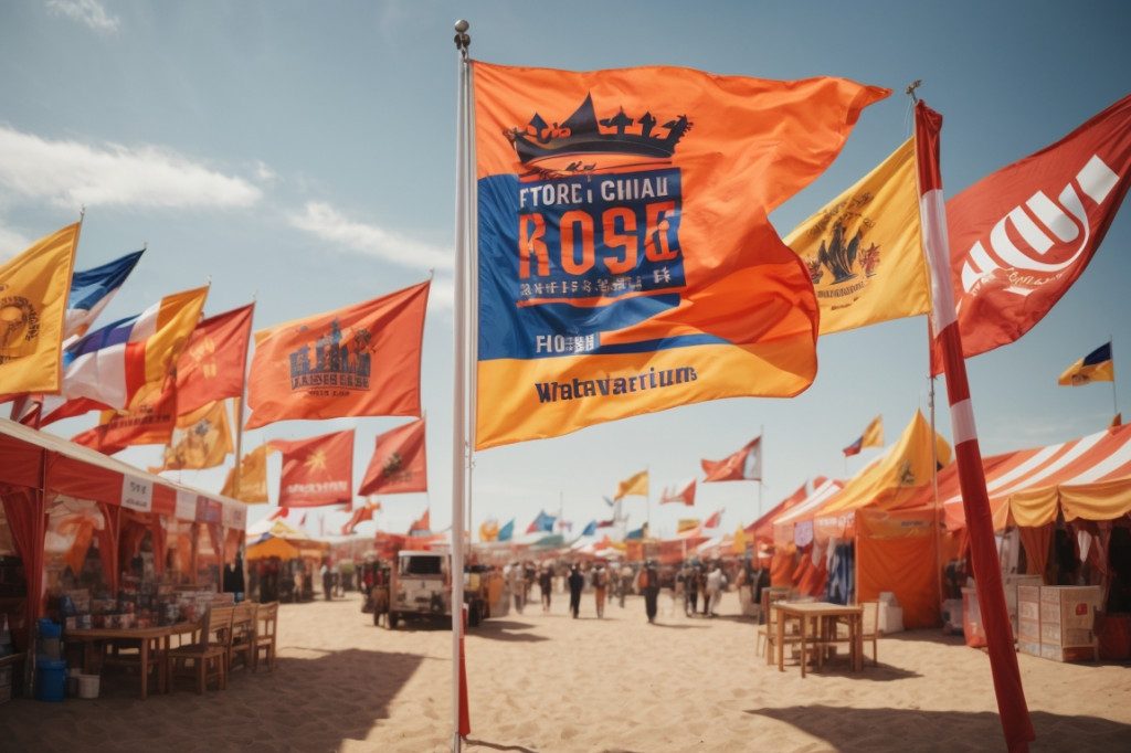 Marquez votre présence grâce à un drapeau pub