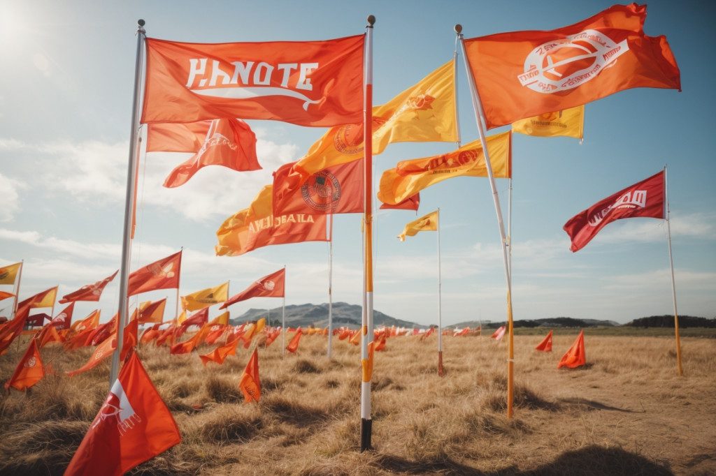 Διαφημιστική σημαία: για επικοινωνία σε εξωτερικούς και εσωτερικούς χώρους