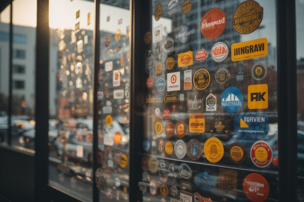Valorisez votre marque avec les stickers publicitaires de Rueduprint