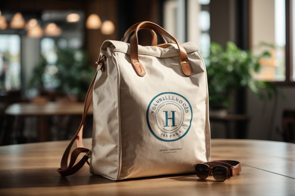 Disseminate your image through advertising bags