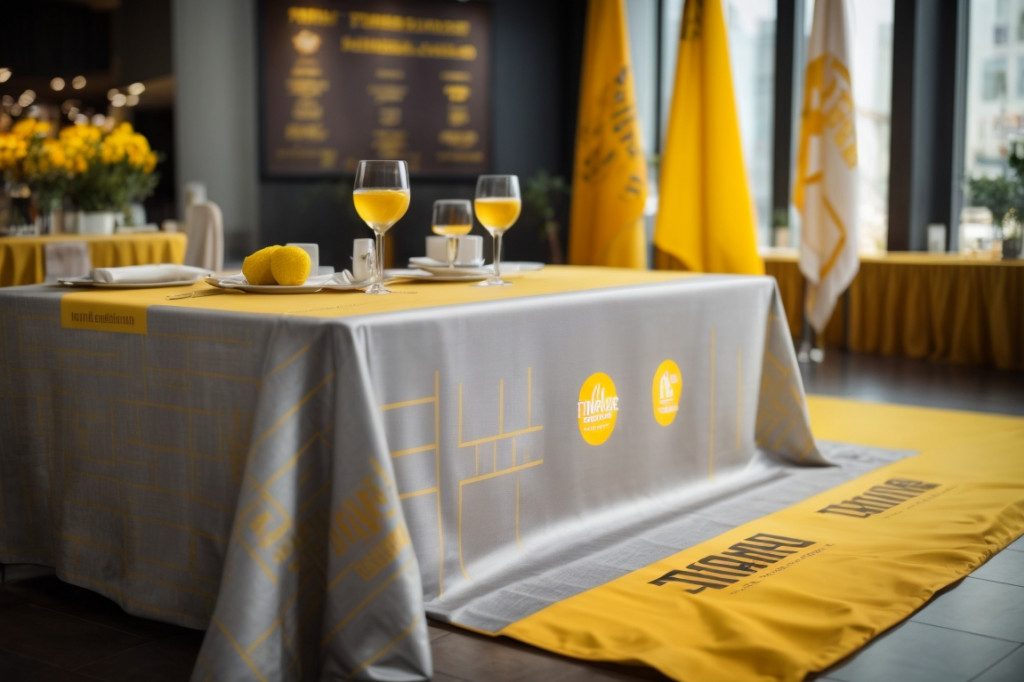 Comment mesurer ma table pour choisir la bonne taille de nappe publicitaire?