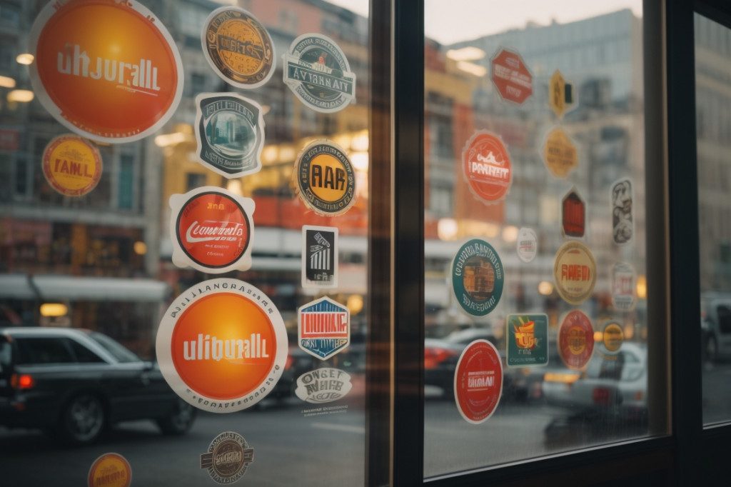 Nagyítsa ki a reklámcímkét