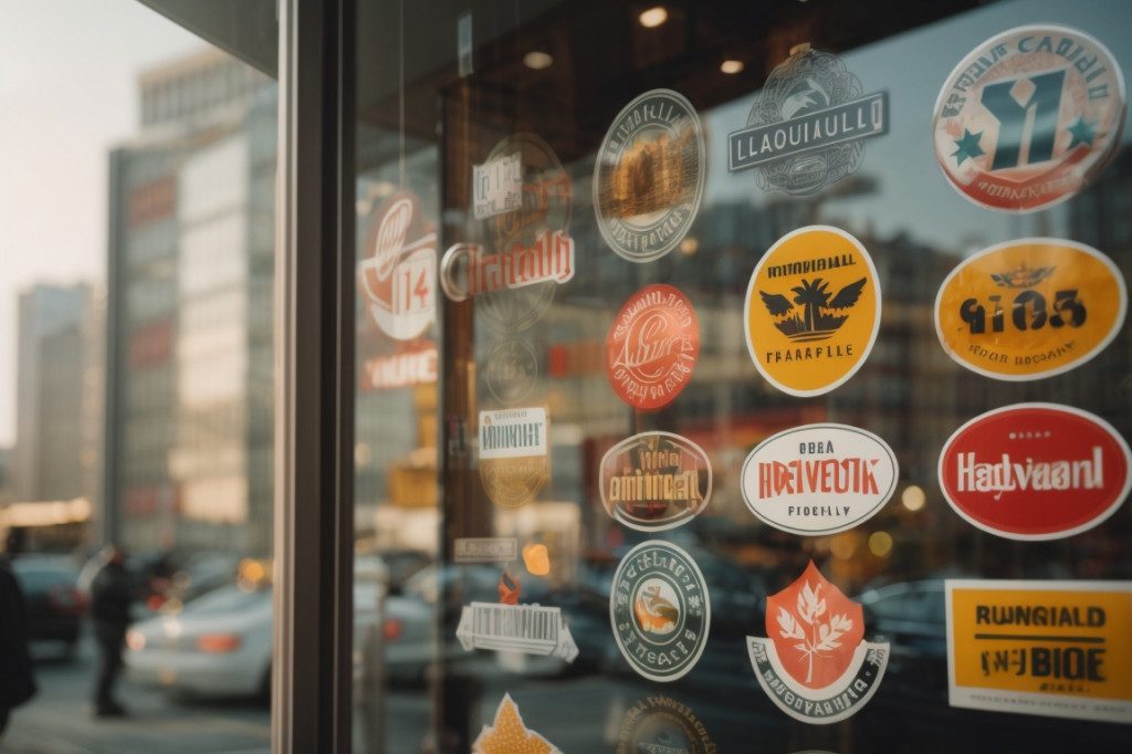 Reklameklistermærker: markedsføringsmateriale må ikke forsømmes