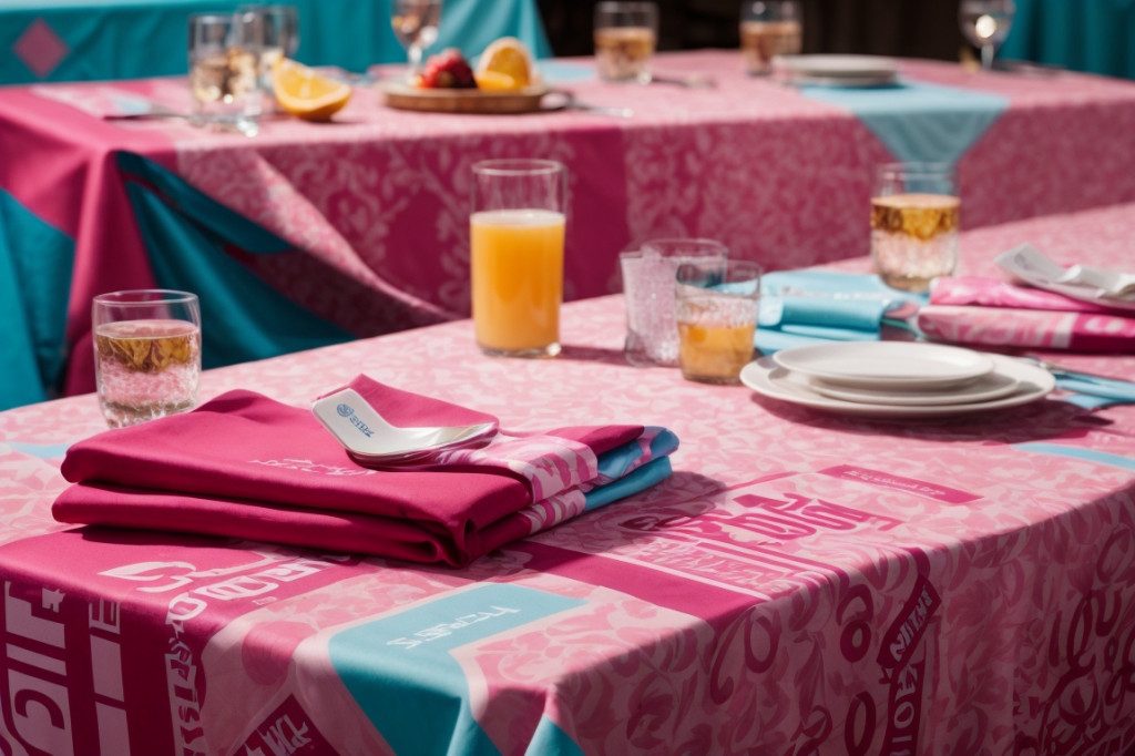 Nappes Papier Personnalisées en Nouvelle-Aquitaine | Créez une Nappe Unique avec votre Logo!