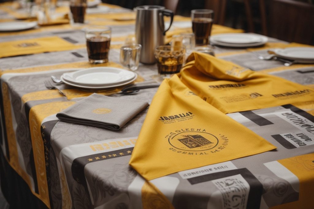 Nappe personnalisée logotypée à Monaco : des créations uniques pour votre entreprise !
