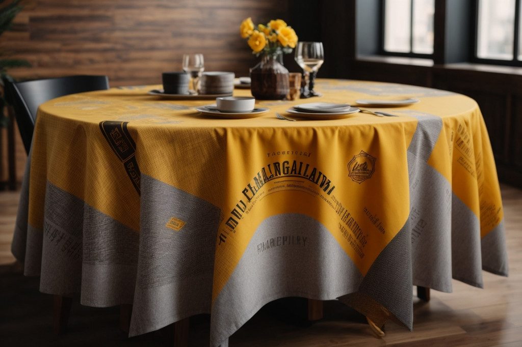 Nappes Personnalisées Logo en Bourgogne-Franche-Comté | Créez Votre Nappe Unique et Originale