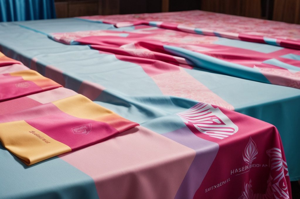 Comment personnaliser une nappe en Wallonie avec votre logo : découvrez les matériaux et délais disponibles !