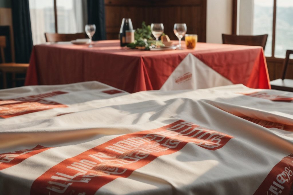 Nappe personnalisée avec votre logo - Service de personnalisation à Champagne-Ardenne