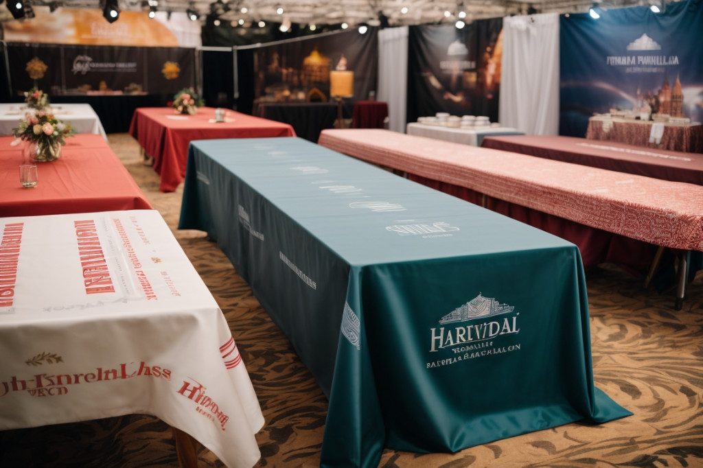 Trouvez la Meilleure Nappe Publicitaire avec Logo à Romandie !