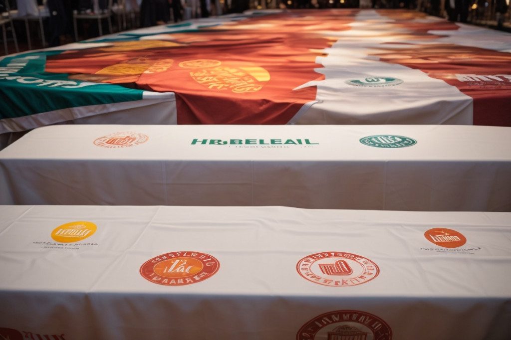 Nappe publicitaire personnalisée avec logo | Grand Est | Impression de qualité