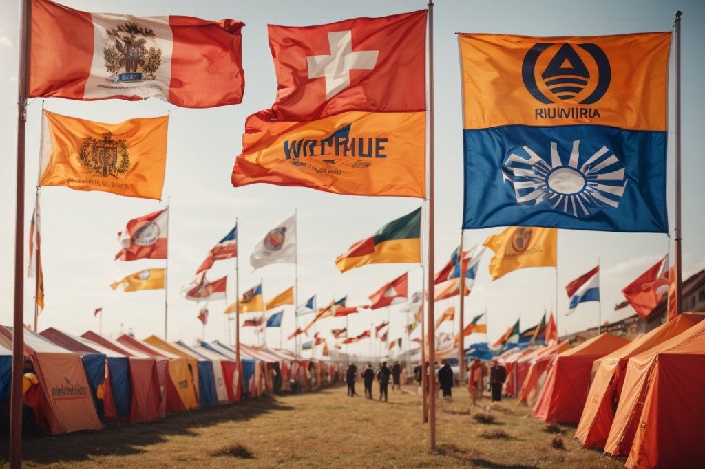 Le drapeau publicitaire,un moyen de communication à la fois tendance et avantage