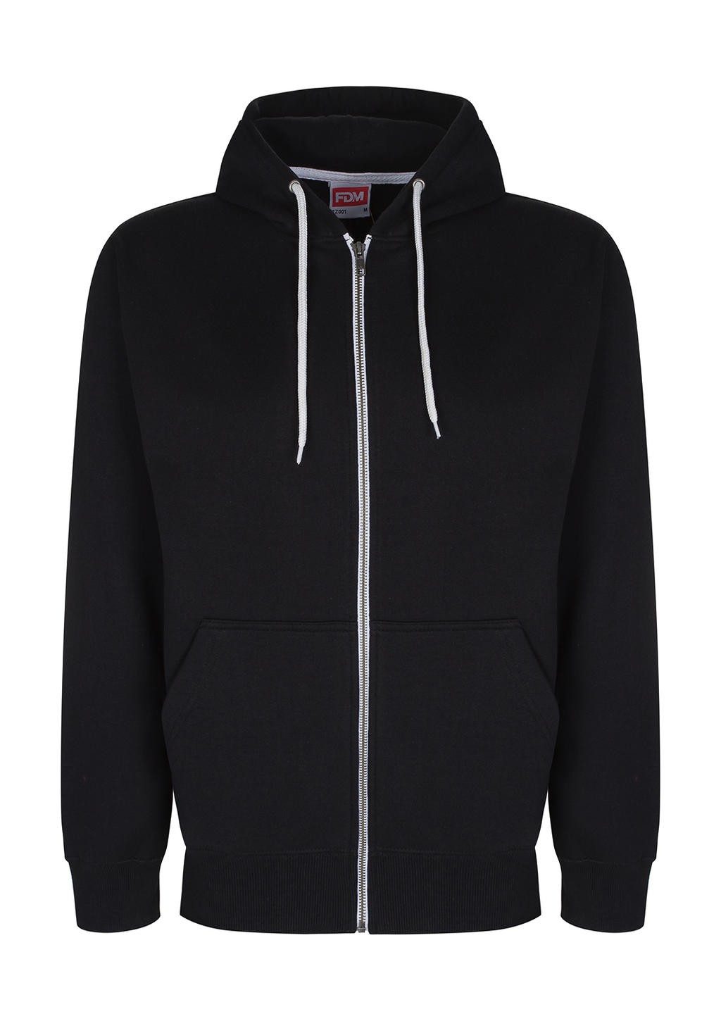 Sweat shirt publicitaire Active 300 g/m² 80% coton, 20% polyester capuche 3 pans avec intérieur et cordon contrastés