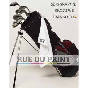 Colorado Golf-Werbehandtuch 550 g/m² Golfhandtuch aus 100 % Baumwolle mit Metallring