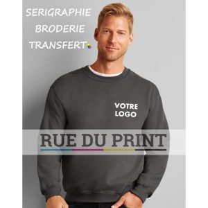 Klassisk reklamtröja med crewneck