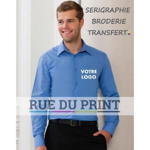 Poplin herrskjorta