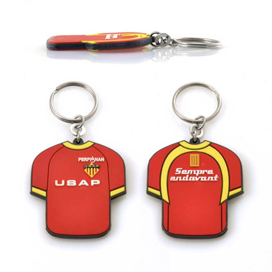 Porte-clés PVC SOUPLE 2D 2 FACES