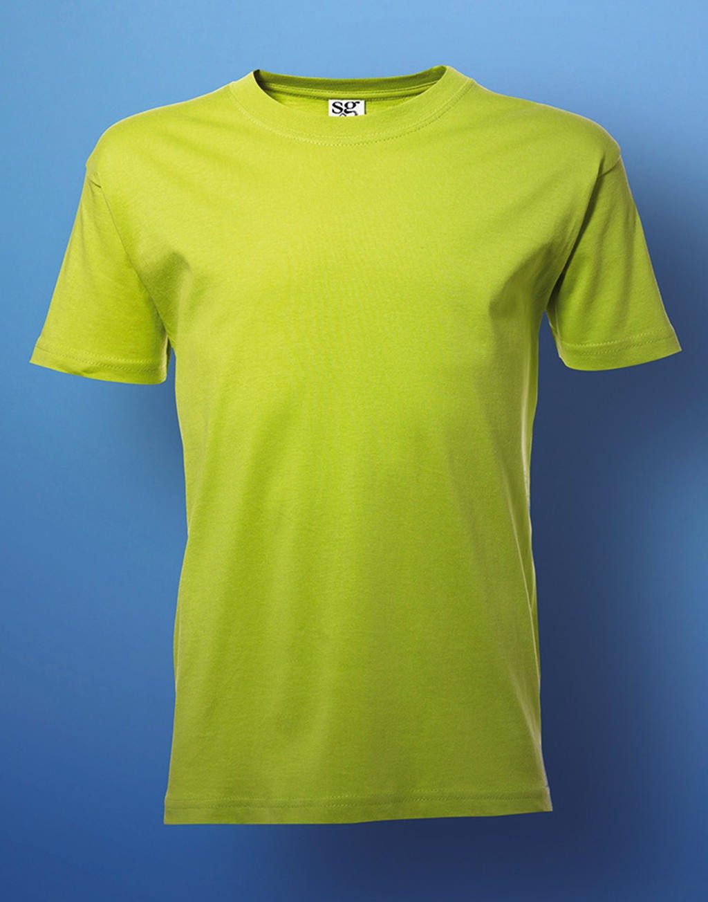 Tee-shirt publicitaire citron vert face manches set-in enfant 180 g/m2 (White: 175 g/m2)  100% coton à fil de chaîne continu (As