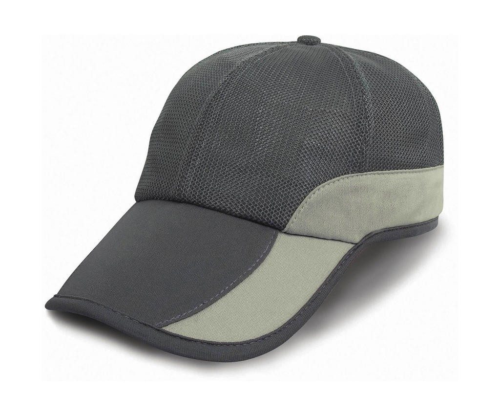 Casquette personnalisable Pic 320 g/m2 100% polyester insertions en maille sur la couronne 6 panneaux