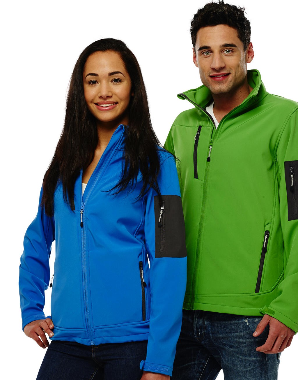 Chaqueta publicitaria mujer Arcola 3 capas 300 g/m² 100% Poliéster Membrana Softshell XPT tejida cálida e impermeable con 3 co