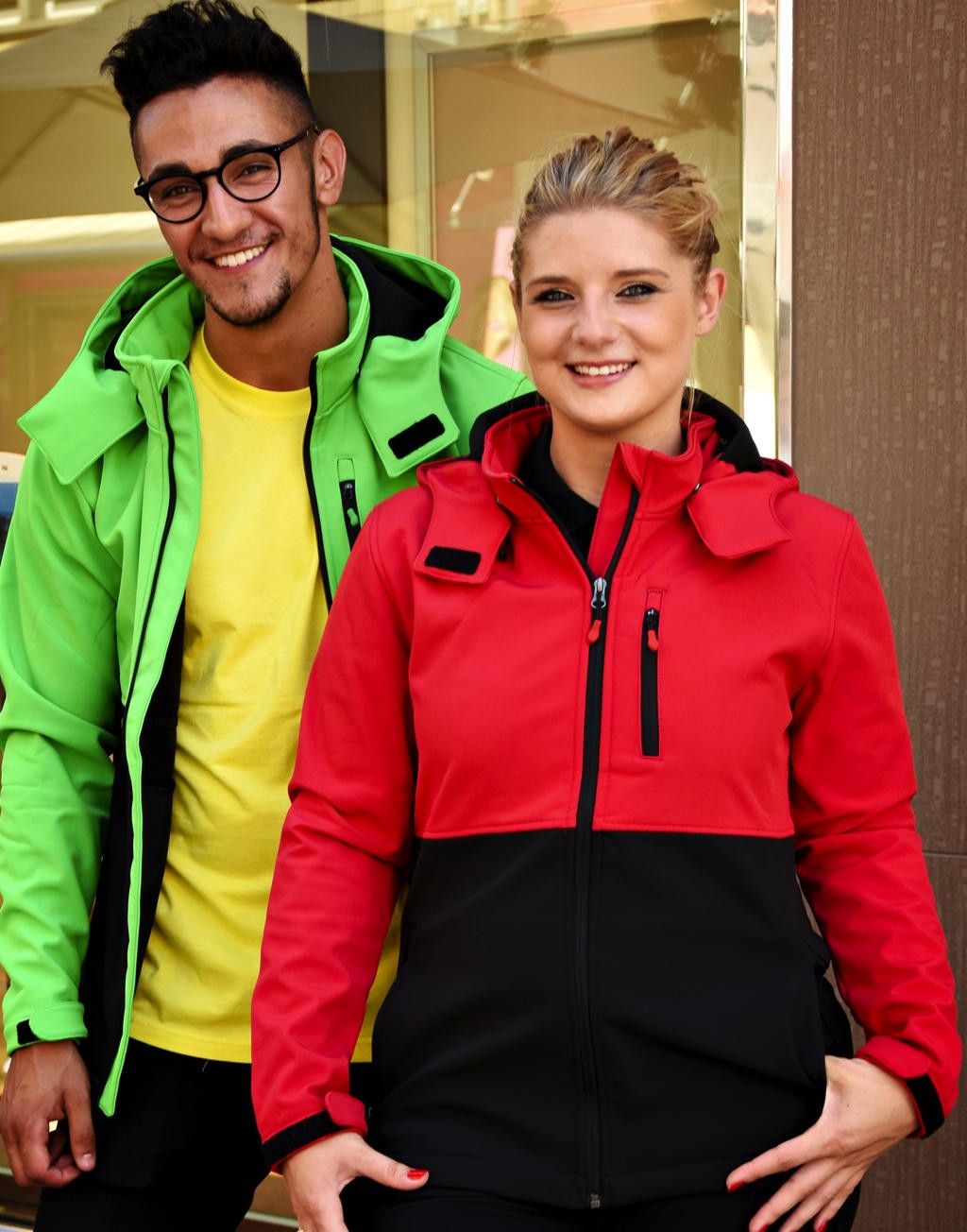 Giacca traspirante da donna personalizzabile 370 g/m² esterno: 97% poliestere, 3% elastan interno: cappuccio 100% poliestere (micropile)