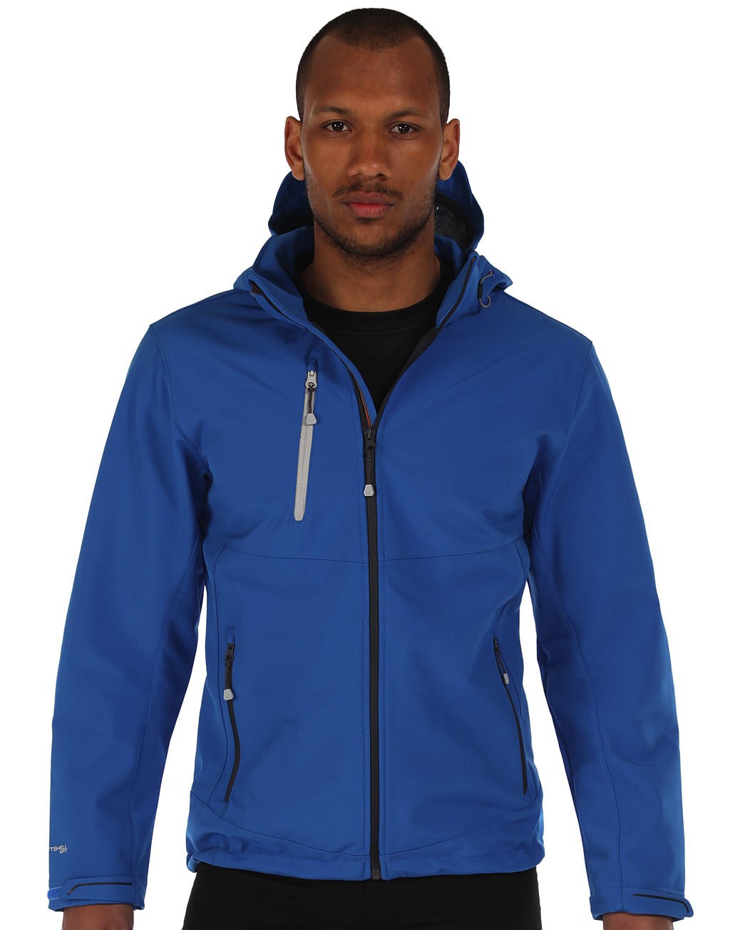 Custom 3-layer Dropzone jacket 130 g/m² 100% polyester (XPT Softshell with wind-resistant membrane) Water-repellent finish