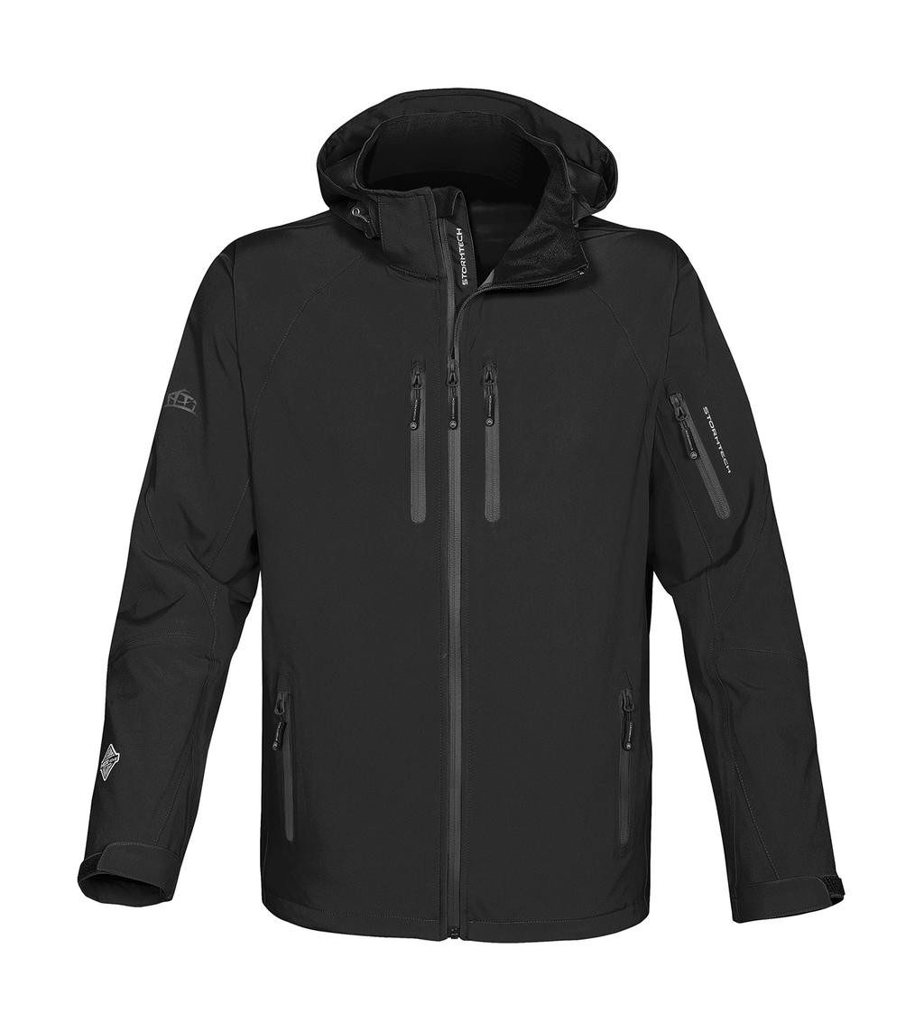 Veste personnalisable waterproof + poche sortie audio 290 g/m²  93% polyester sergé, 7% Spandex mélangé à TPU laminé & brossé