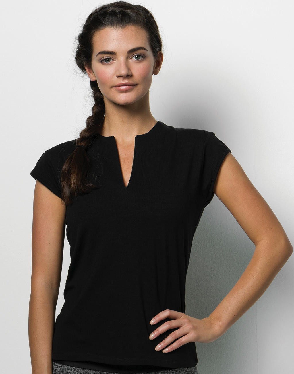 Personalisiertes Damen-Fitness-Top Gamegear® 200 g/m² 95 % Baumwolle, 5 % Elasthan