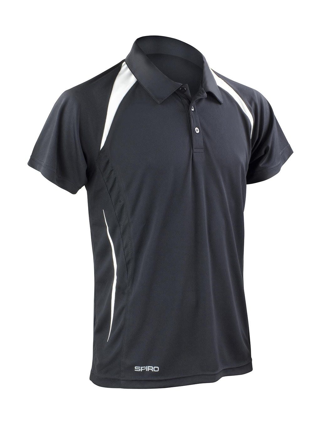 Polo personnalisable Spiro Team 145 g/m2  100% polyester  polo fonctionnel en Cool-Dry Mesh avec effet nid d’abeille