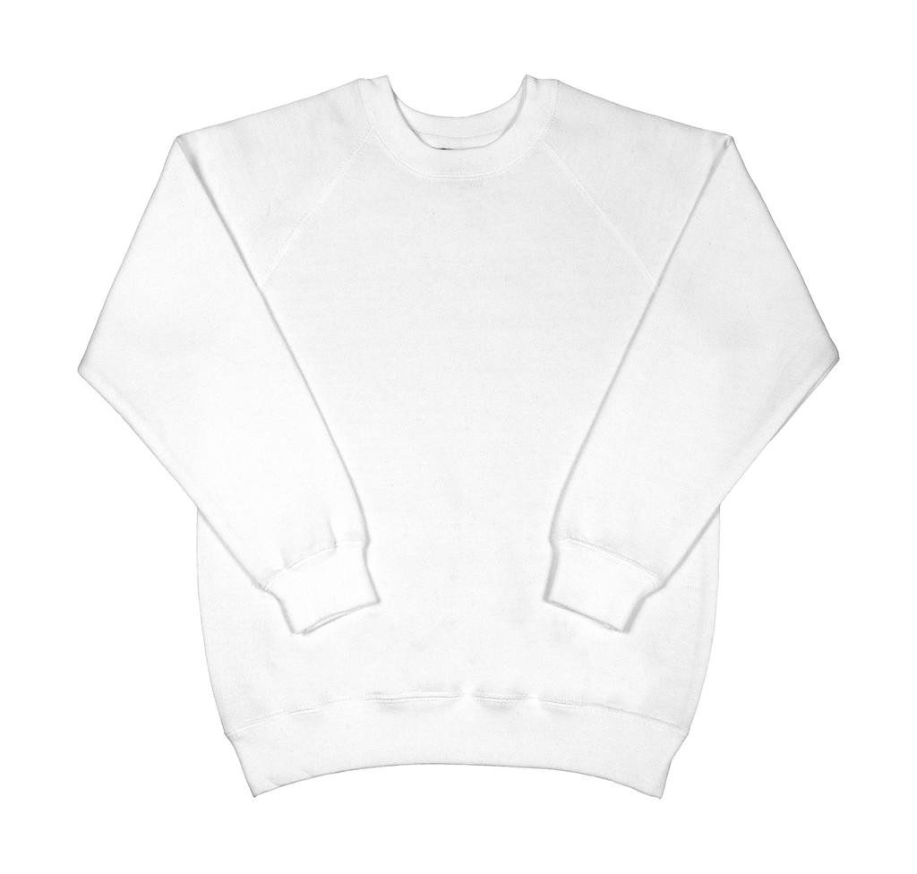 Sweat shirt personnalisé enfants Raglan 280 g/m2  80% coton peigné ringspun, 20% polyester (Light Oxford: 70% coton, 30% polyest