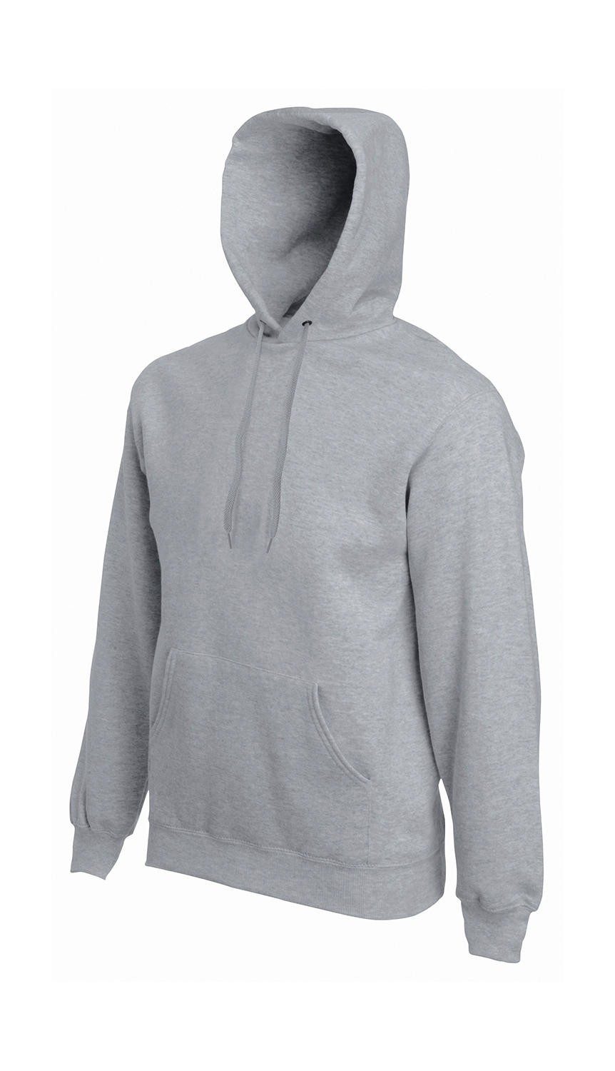 Sweat shirt personnalisable capuche doublée 280 g/m2 80% coton, 20% polyester manches set-in