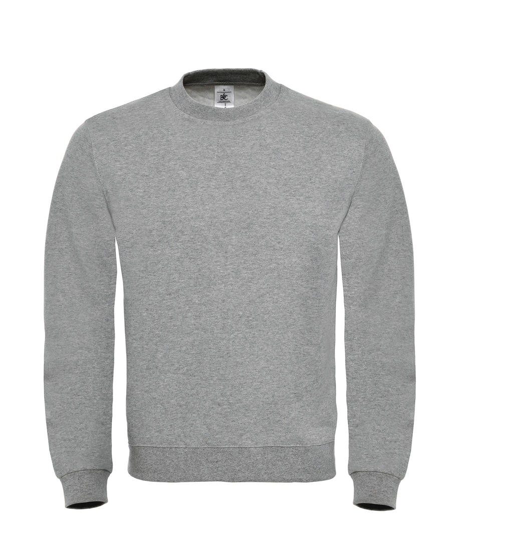 Sweat shirt publicitaire ras de cou 280 g/m2 80% coton peigné ringspun, 20% polyester manches set-in col bord côte